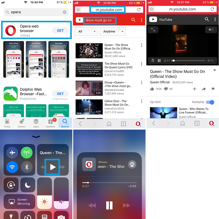 aanval Glimp Taille How To Listen To Youtube Videos In The Background In iOS 11