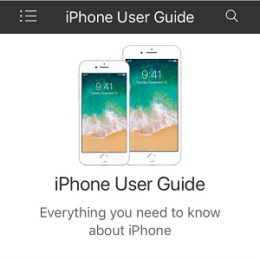 ios 11 iphone user guide
