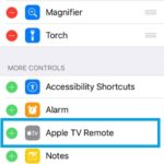 apple tv remote widget for ios 11 control center
