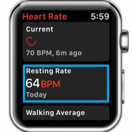 apple watch resting heart rate feature in watchos 4