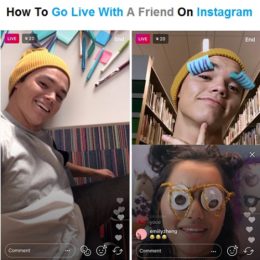 go live with a friend on instagram