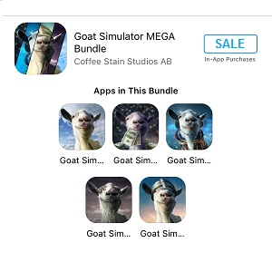 goat simulator app store sale
