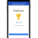 google opinion rewards credits earned