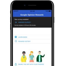 google opinion rewards ios app home screen