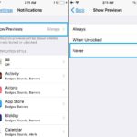 how to disable iphone notification previews