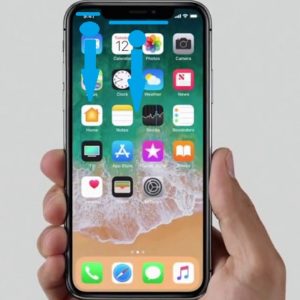how to open notifications screen on iphone x