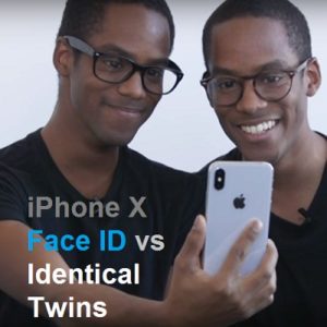 identical twins using iphone x face id