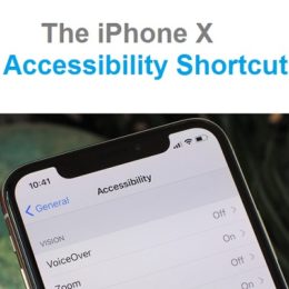 iphone x accessibility settings