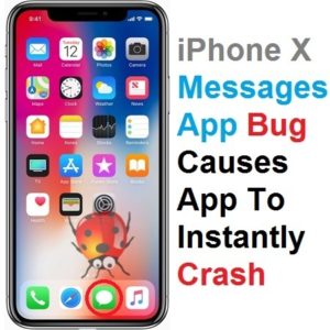 iphone x messages app bug