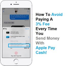 how to avoid the 3 percent apple pay cash fee