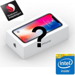 iPhone X with Qualcomm or Intel modem