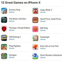 12 popular iPhone X App Store games.
