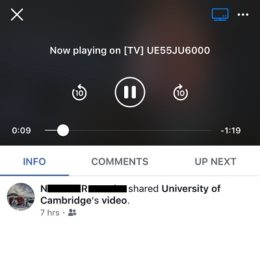 iphone mirroring facebook video on smart tv