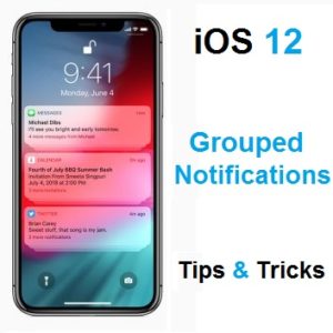 ios 12 grouped notifications