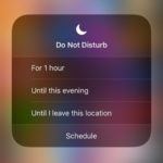 ios 12 do not disturb 3d touch menu