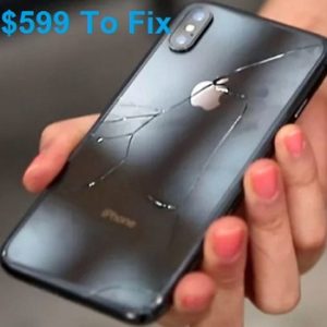 iPhone XS Max back panel replacement cost.