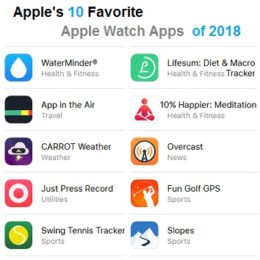 Apple's 10 favorite Apple Watch apps of 2018