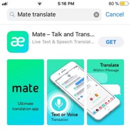 Mate Talk and Translate gone free