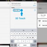 how to 3d touch an ios reminder