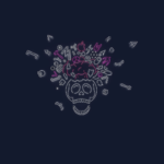 wwdc 19 skull wallpaper iphone x and xs