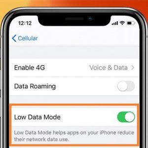 ios 13 low data mode for iphone