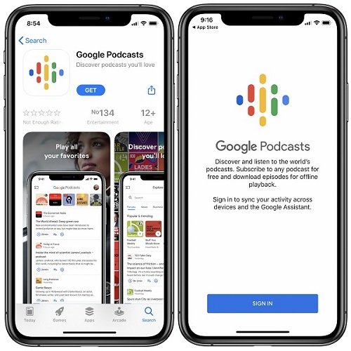 Google Podcasts Now Available On iOS