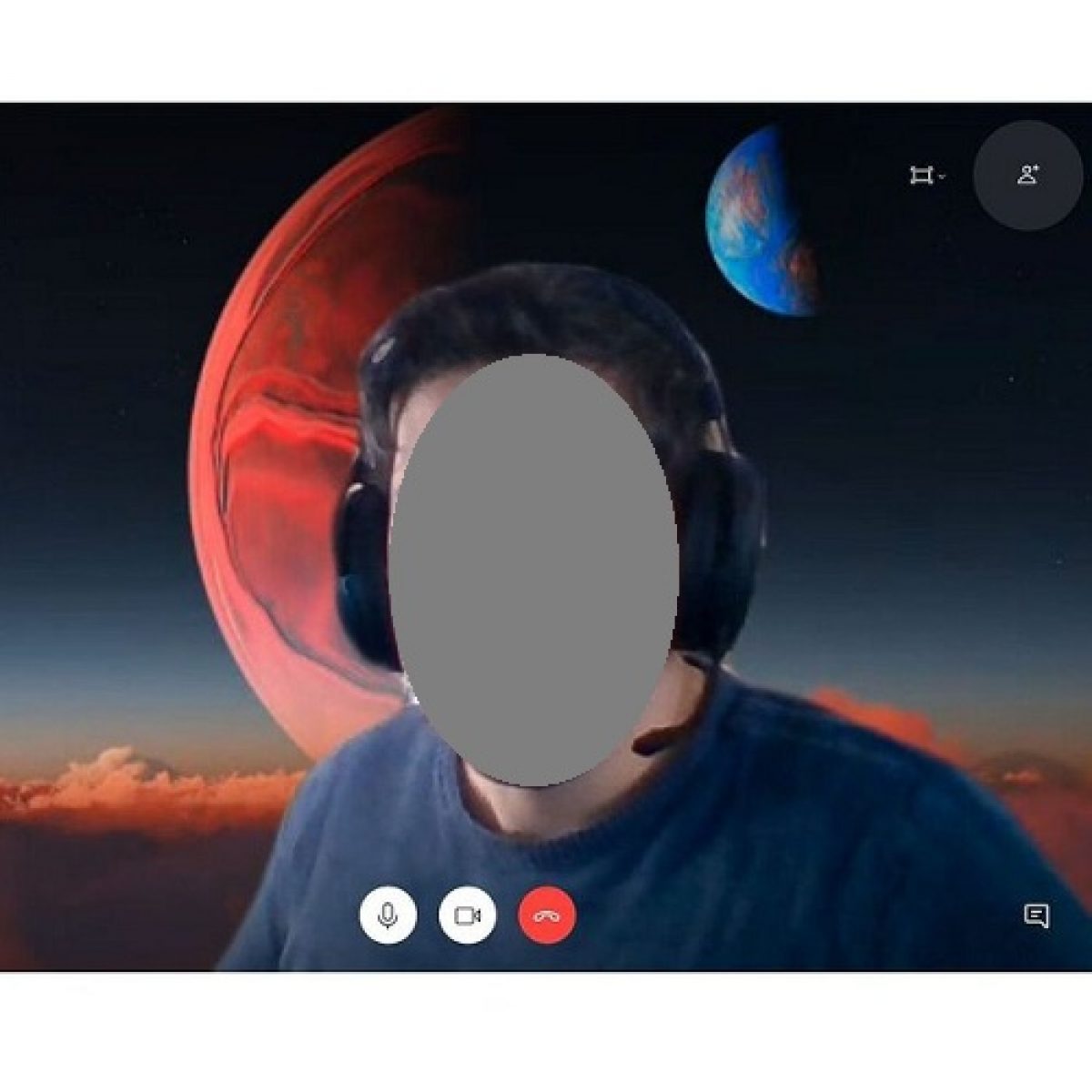 skype video call screenshot