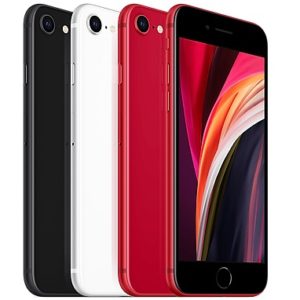 new iPhone SE in Black, White and PRODUCT(RED) finishes
