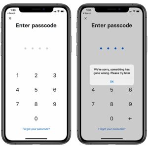 Revolut not recognizing Passcode and not allowing user to log in