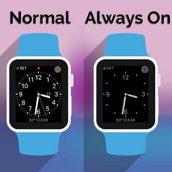 Apple Watch Always On Display Feature