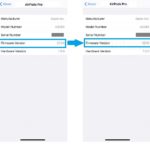 how to check firmware version of AirPods Pro