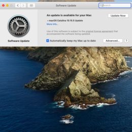 macOS Catalina 10.15.5 Software Update