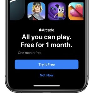 Apple Arcade one month free trial