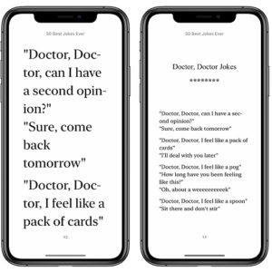 How to adjust font size in Books app for iOS