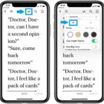 how to decrease font size in Books app