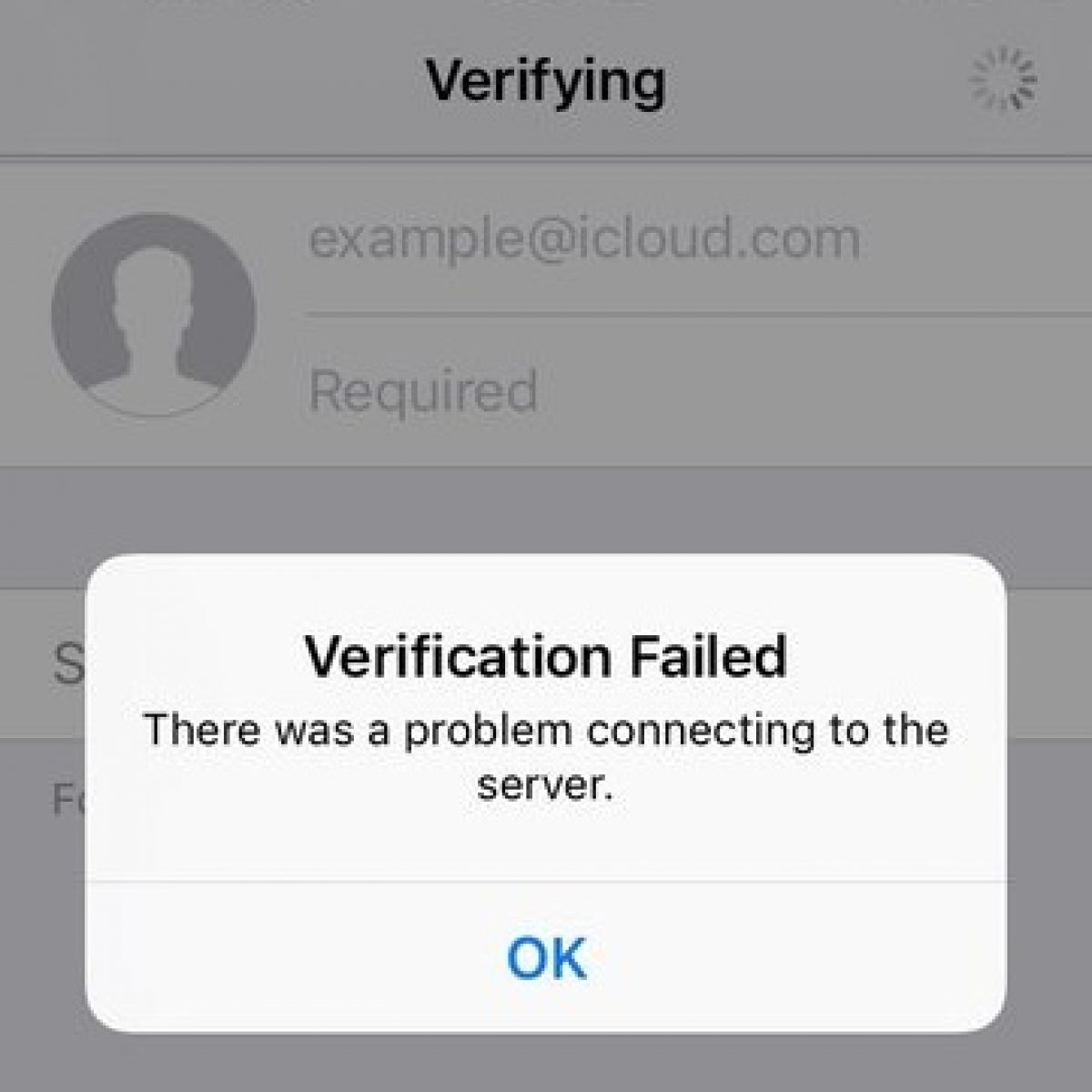 Signature verification failed. Verification failed iphone. Сбой соединения ICLOUD. Как обновить айклауд. Ошибка загрузки ICLOUD.