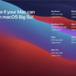 macOS Big Sur compatibility list