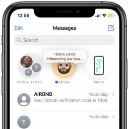 Pinned Messages Conversations in iOS 14