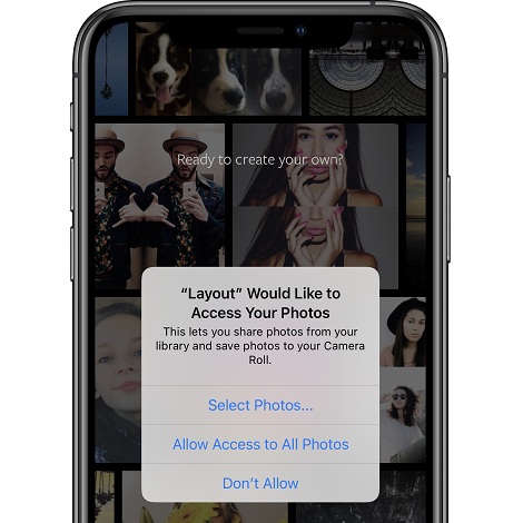 iPhone Select Photos privacy feature in iOS 14