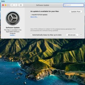 macOS Catalina 10.15.6 Software Update