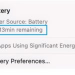 macos Big Sur battery time remaining estimation