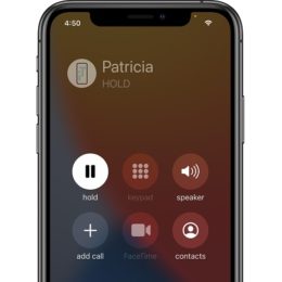 Ongoing call put On Hold on iPhone