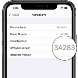 AirPods Pro updated to Firmware 3A283