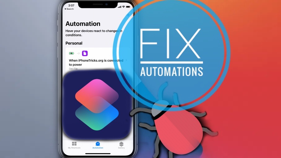 Fix iOS 14 Automations bug