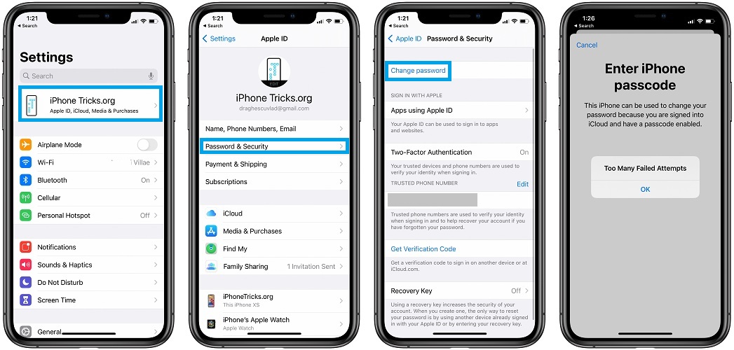 How To Fix iPhone Passcode Not Working When Changing Apple ID (iOS 14)