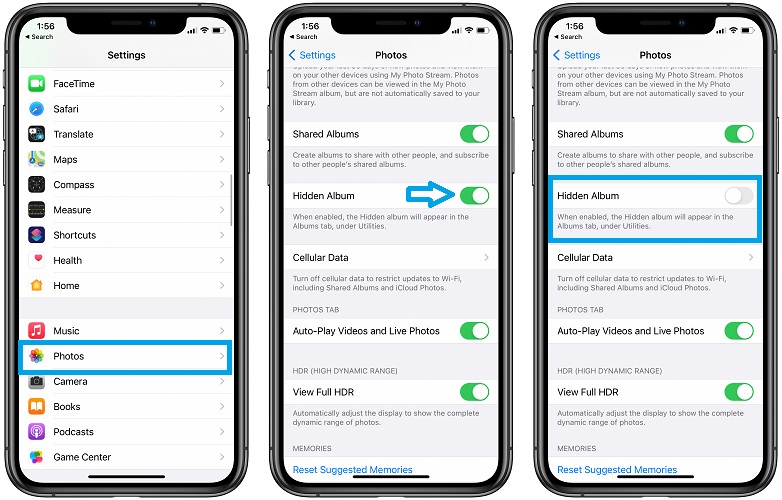 How to lock the Hidden album in iOS 16 on iPhone - 75