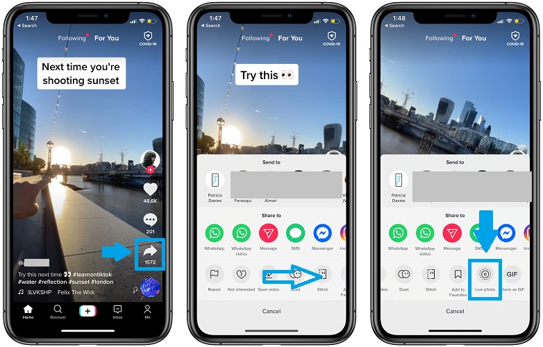 how to download tiktok videos on iphone