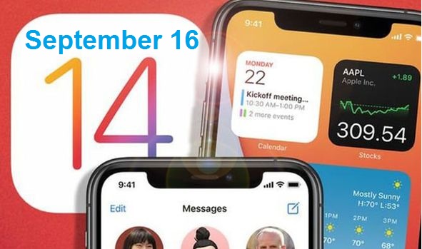 iOS 14 Release Date is September 16