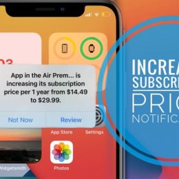 App Store Increased Subscription Price notification