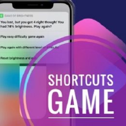 Game Of Brightness iOS 14 Shortcuts Game
